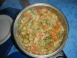 Brussel sprouts-Pan with carrots