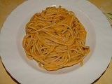 Spaghetti m.Kürbissauce