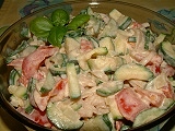 Pasta / zucchini salad