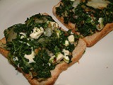 Spinach toast